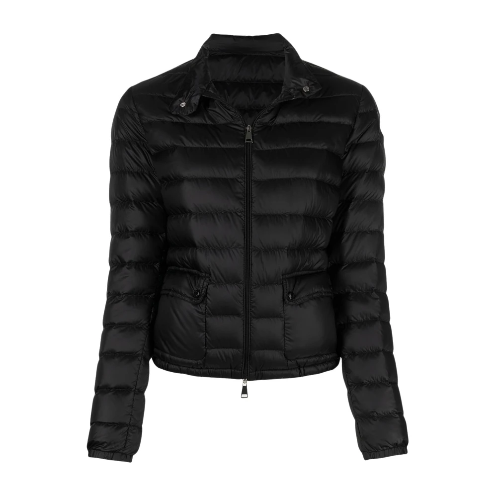 Moncler Black Winter Jackets, Female, One Size, Lans Short Down Jacket