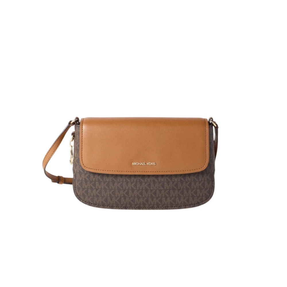Michael Kors Women's Brown Alice Sm Flap Xbody
