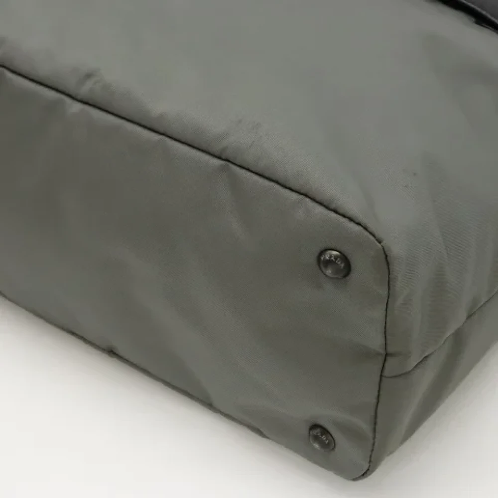 Prada Vintage Pre-owned Canvas totes Black Dames