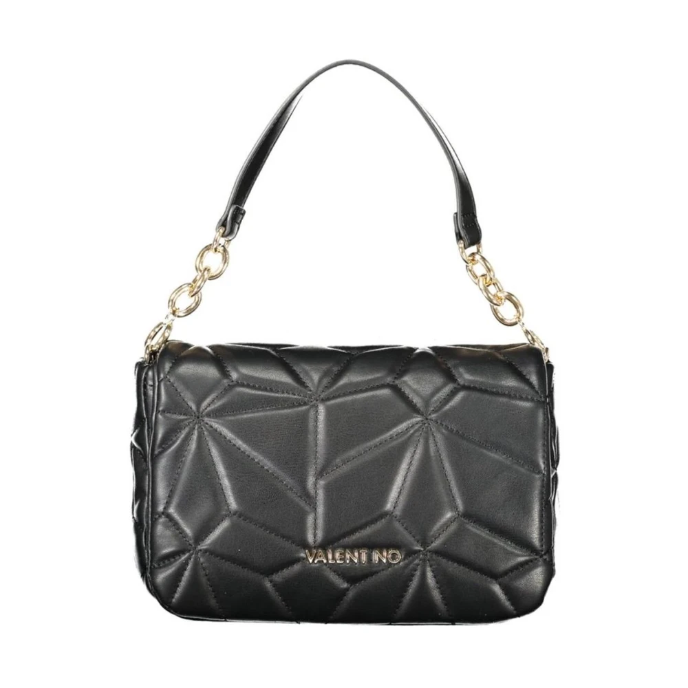 Valentino Women's Black Handbags, One Size, Sophisticated Shoulder Bag With Chain Handle And Detachable Strap