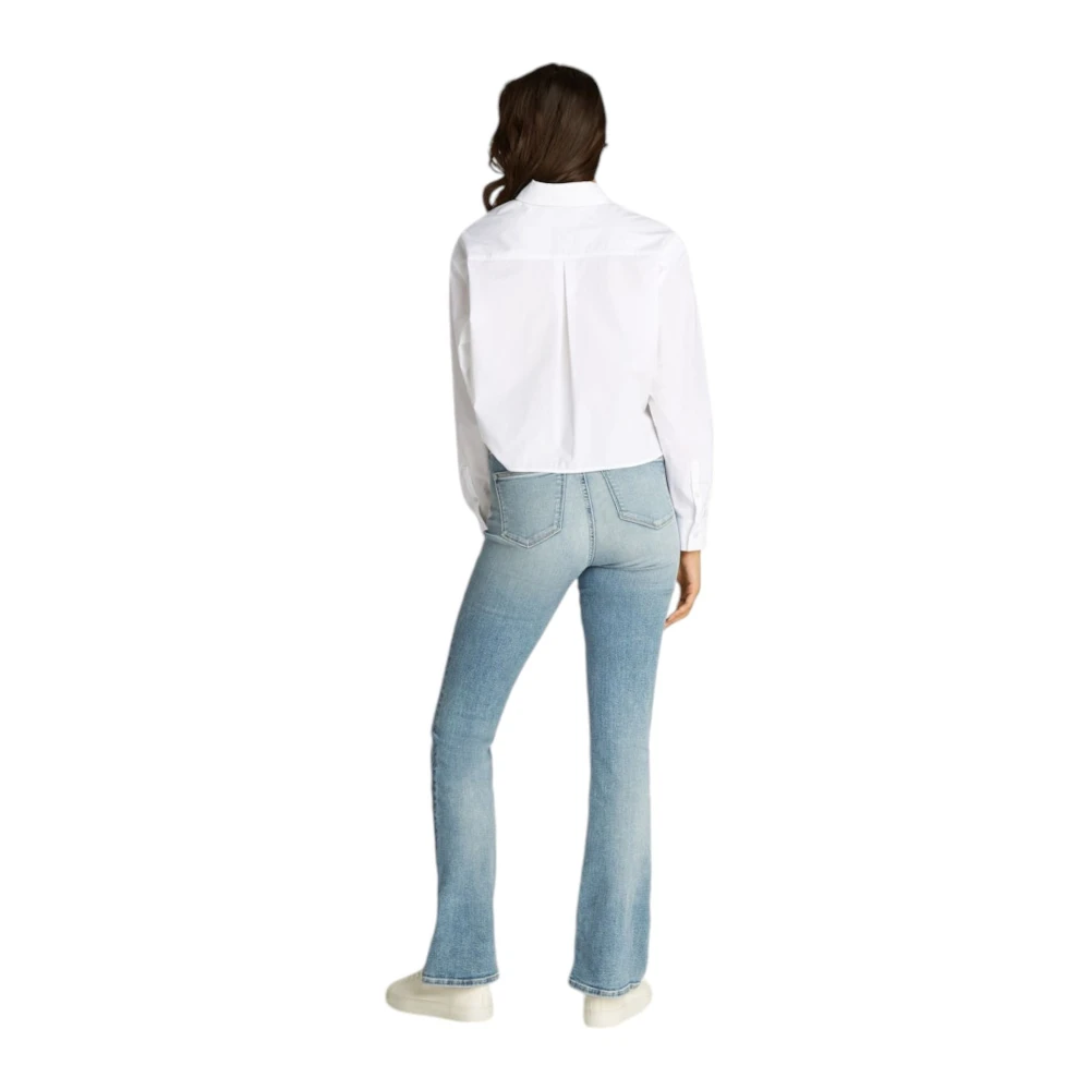 Calvin Klein Jeans Lange mouwen overhemd White Dames
