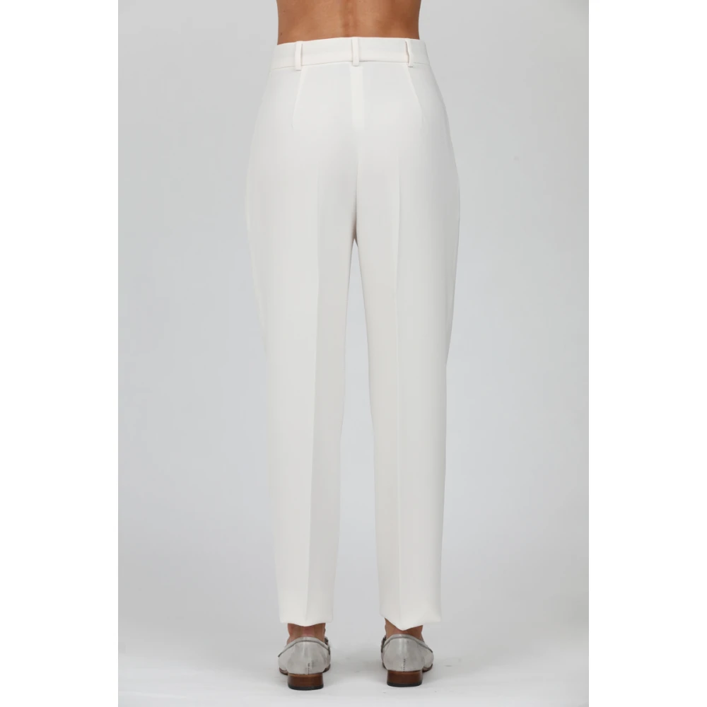Max Mara Studio Wortel Fit Cady Broek Beige Dames
