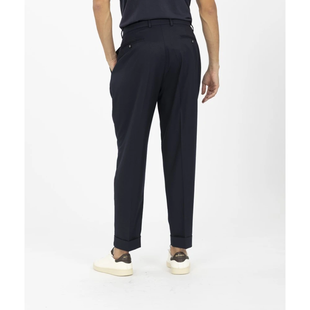 Officine Générale Wollen Plooi Broek Blue Heren