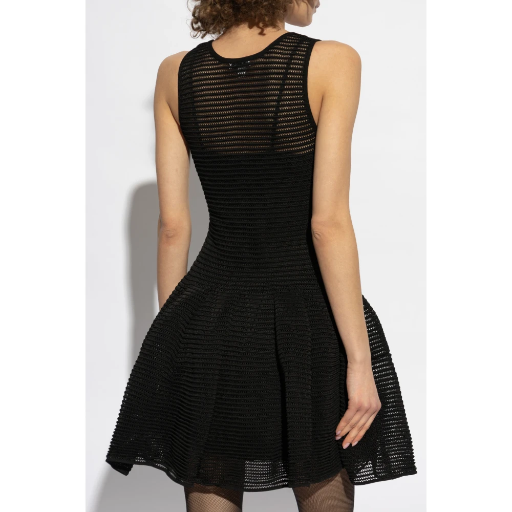 Alaïa Kanten jurk Black Dames