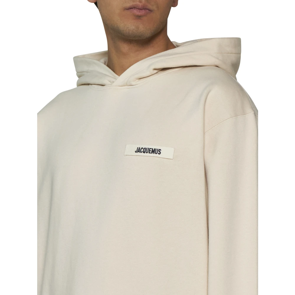 Jacquemus Beige Hoodie Beige Heren