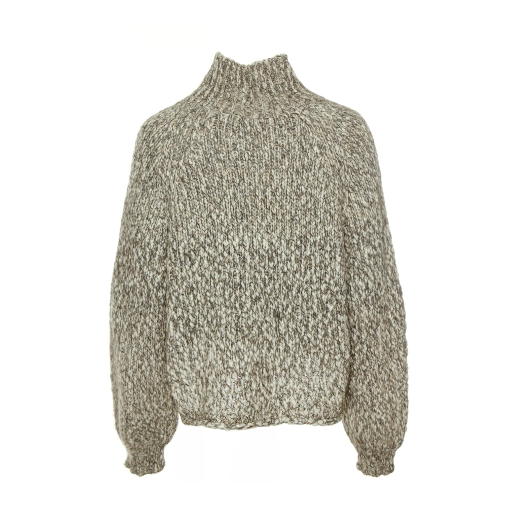 drykorn Chunky Gebreide Trui Kimina Gray Dames