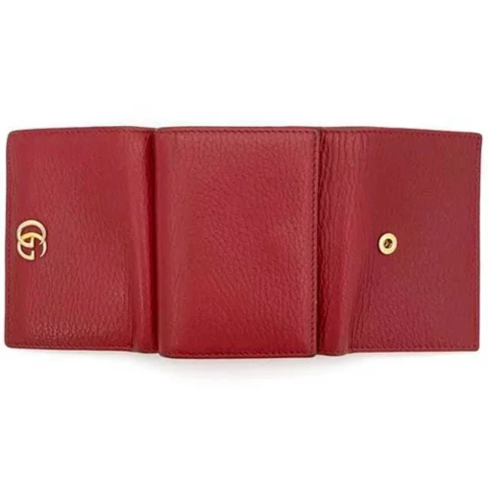 Gucci Vintage Pre-owned Leather wallets Red Dames