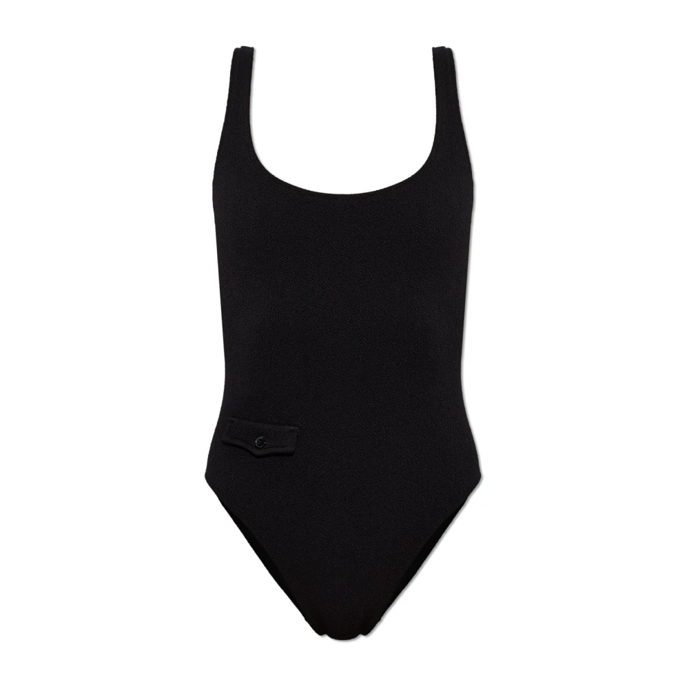 Mm6 Maison Margiela Mujer Negro - Traje De Baño De Una Pieza - Swimwear - L