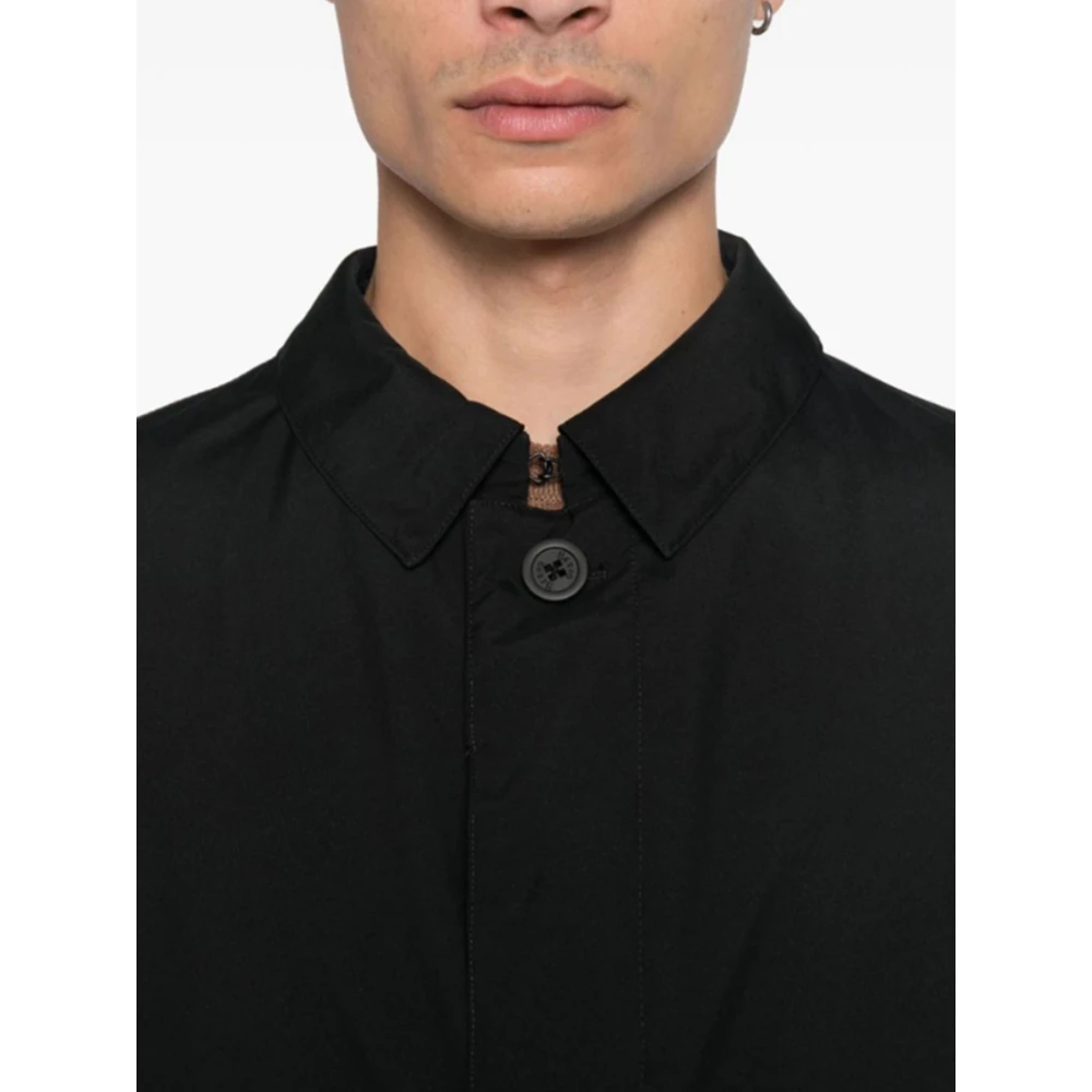 Herno Waterdichte GoreTex 2-laags jas Black Heren