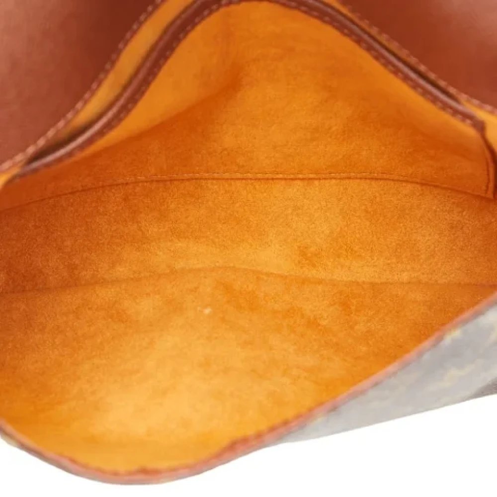 Louis Vuitton Vintage Pre-owned Plastic handbags Brown Dames