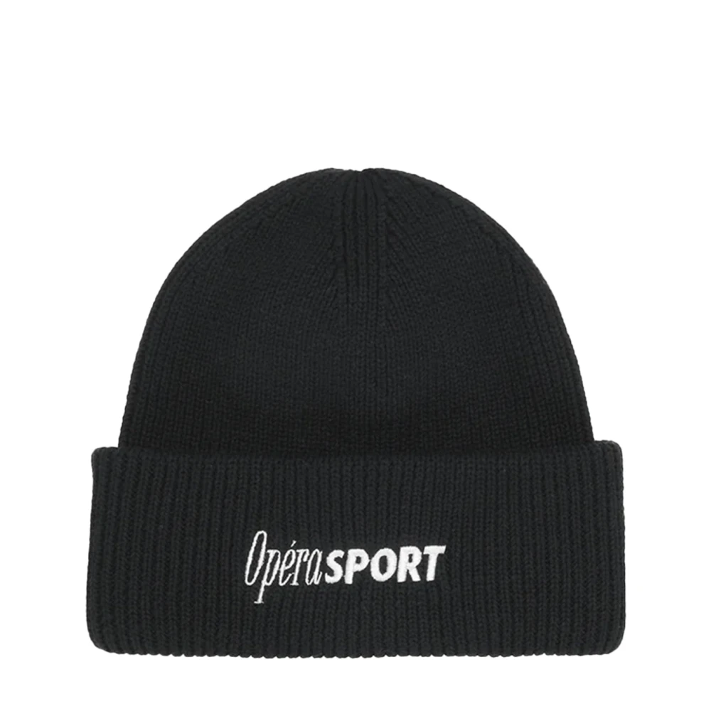 Opéra Sport Zwarte André Unisex Beanie Black Dames