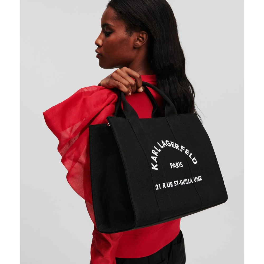Karl Lagerfeld Hand- en schoudertas Black Dames