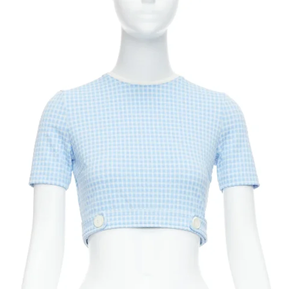 Miu Pre-owned Fabric tops Blue Dames