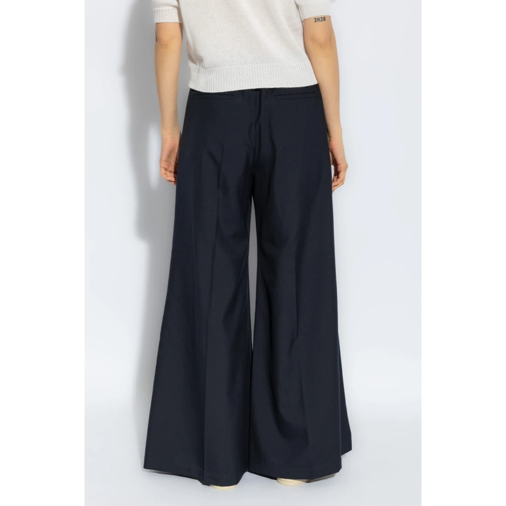 Marni Wollen broek Blue Dames