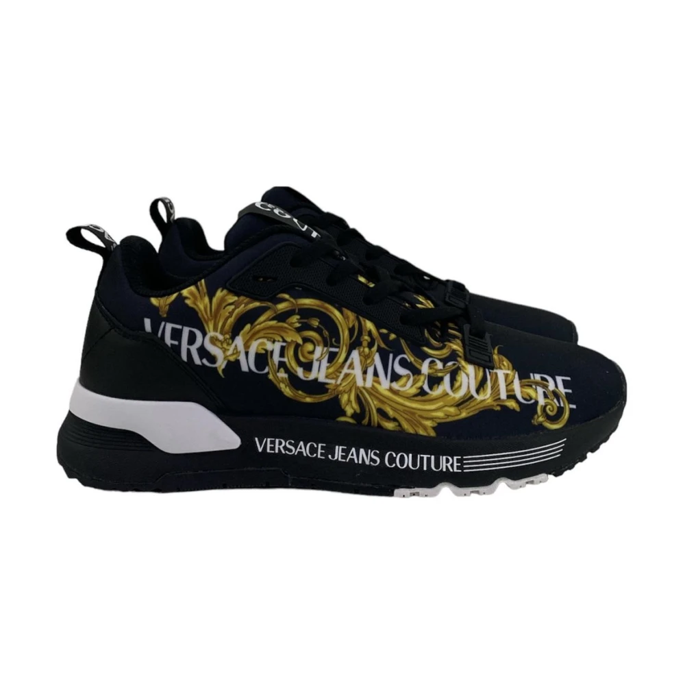 Versace Jeans Couture Logo Space Couture Sneakers - Storlek 42 Black, Herr