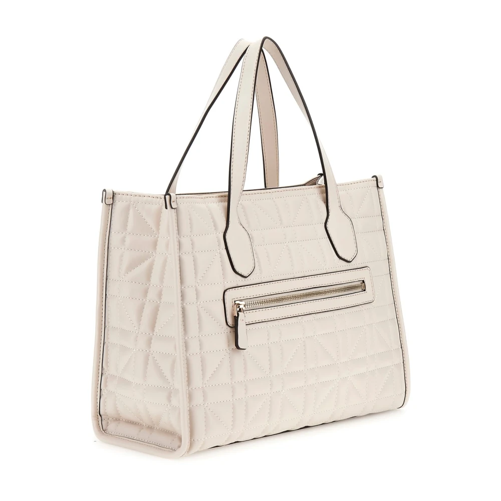 Guess Convertible Crossbody Tas Steen Beige Dames