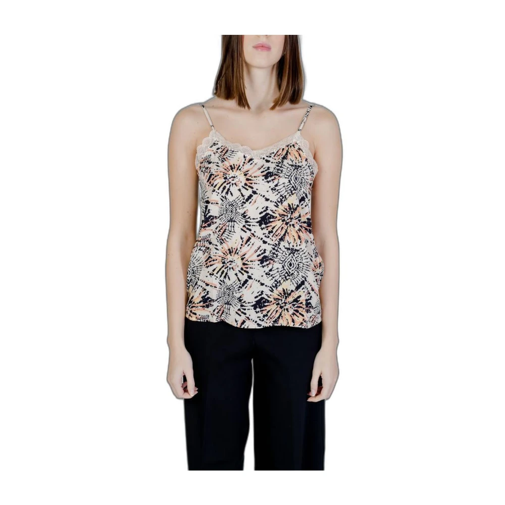 Jacqueline de Yong TieDye Zijden Cami Top Stijlvol Multicolor Dames