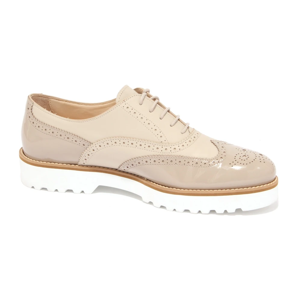 Hogan Women's Beige Italian Made Classic Francesina Shoes