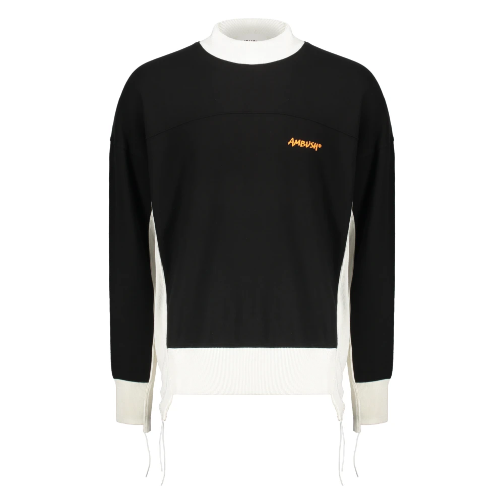 Ambush Gestreepte crew-neck sweatshirt Black Heren