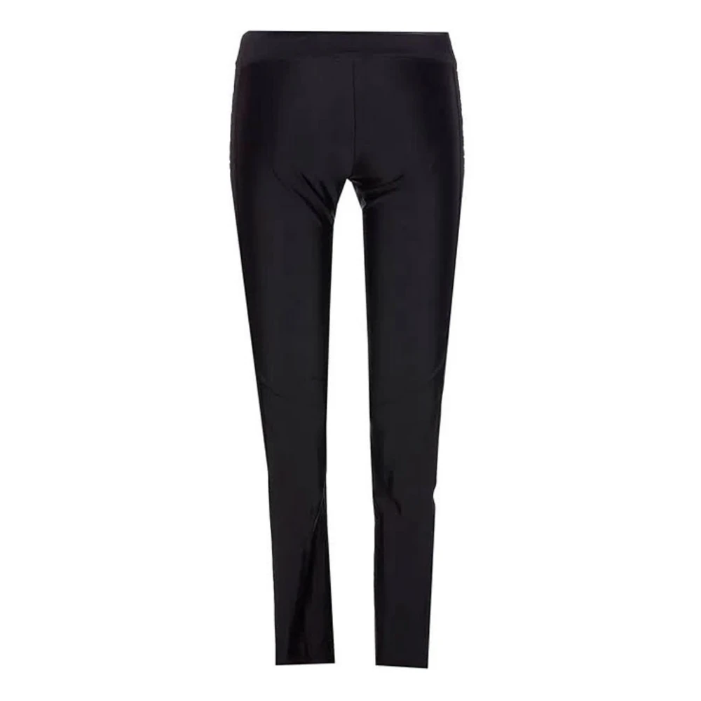 Versace Jeans Couture Stijlvolle Broeken voor Modeliefhebbers Black Dames
