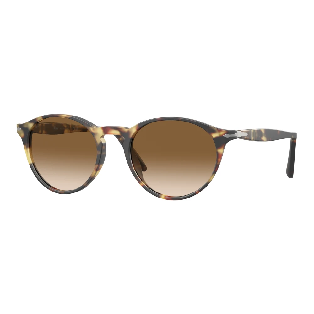Persol Men's Brown Po3092sm 900551 Man Sunglasses Acetate Turtle Round Normal Shaded - Image 4