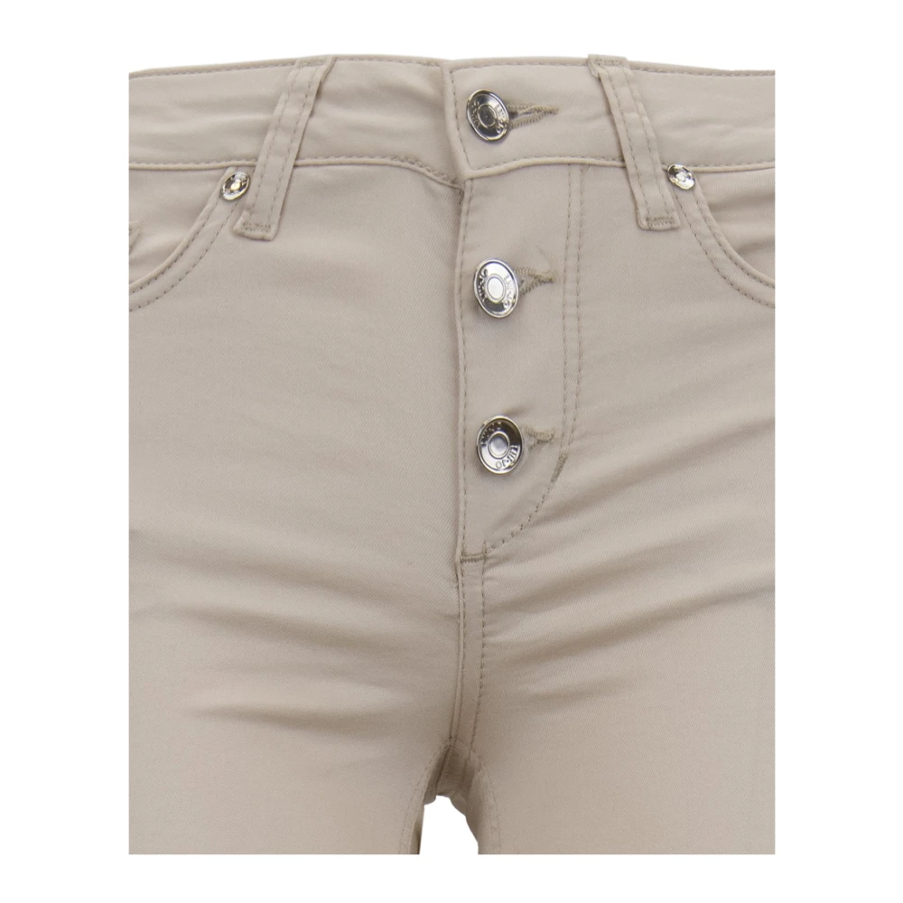 Liu Jo Geknoopte Dames Jeans Beige Dames