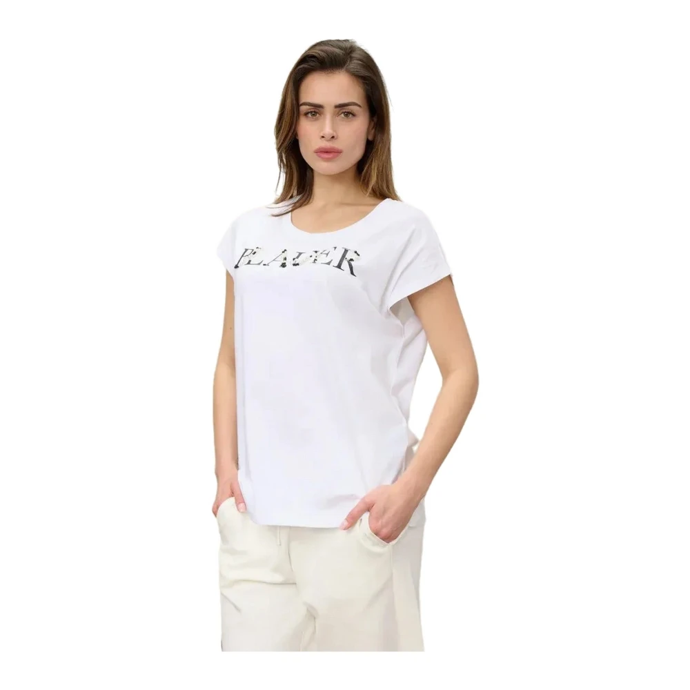 Blauer Donna Bianco - Cotton T-Shirt - Tops - M