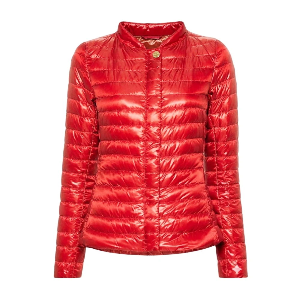 Herno Women's Red Down Jackets, M, Elena Down Jacket