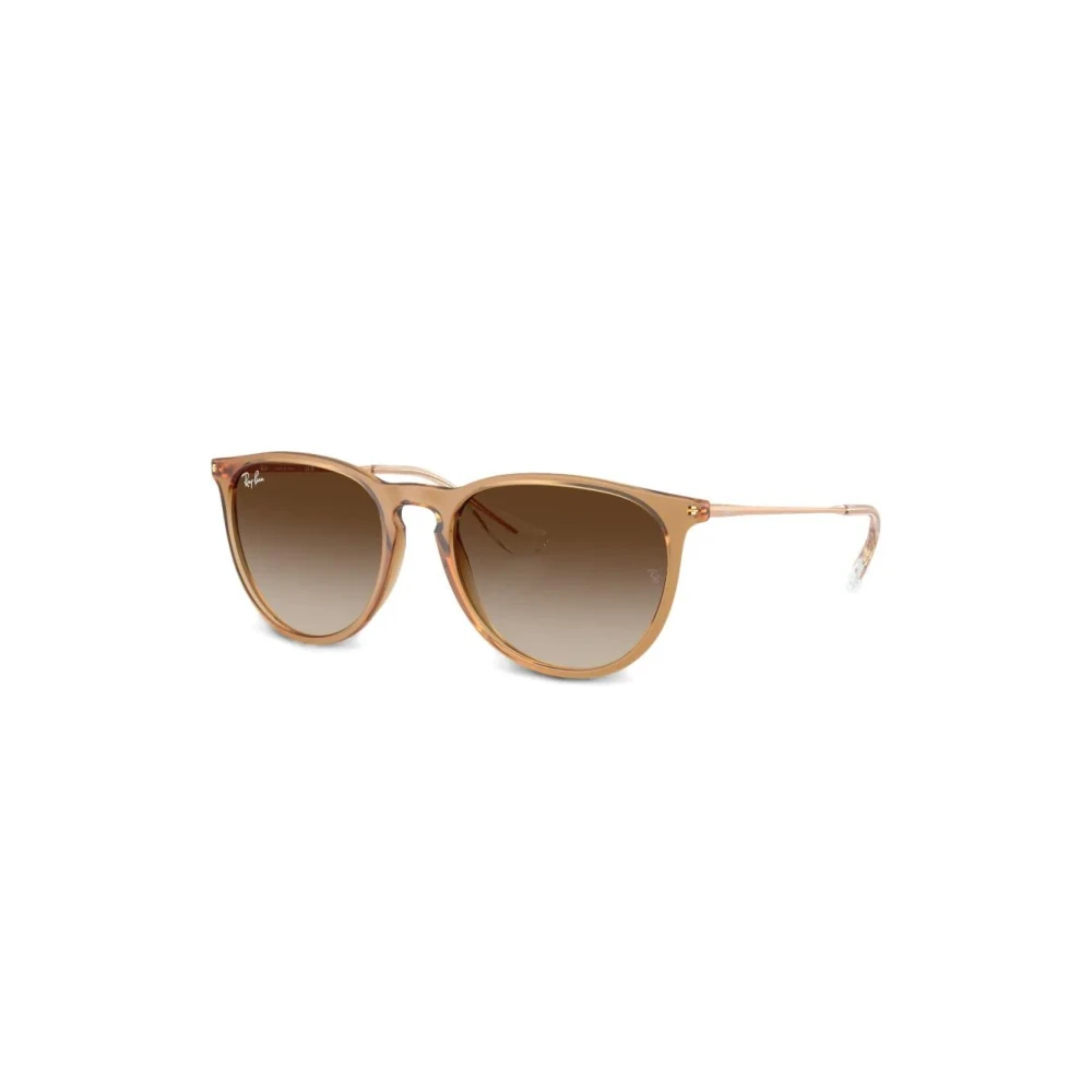 Ray-Ban Erika RB4171, Rubber Beige Sunglasses Gradient Brown lenses, Mojo Glasses - Image 5