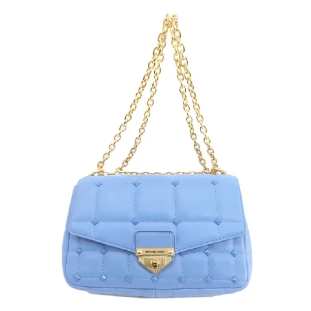 Michael Kors Pre-owned Fabric shoulder-bags Blue Dames