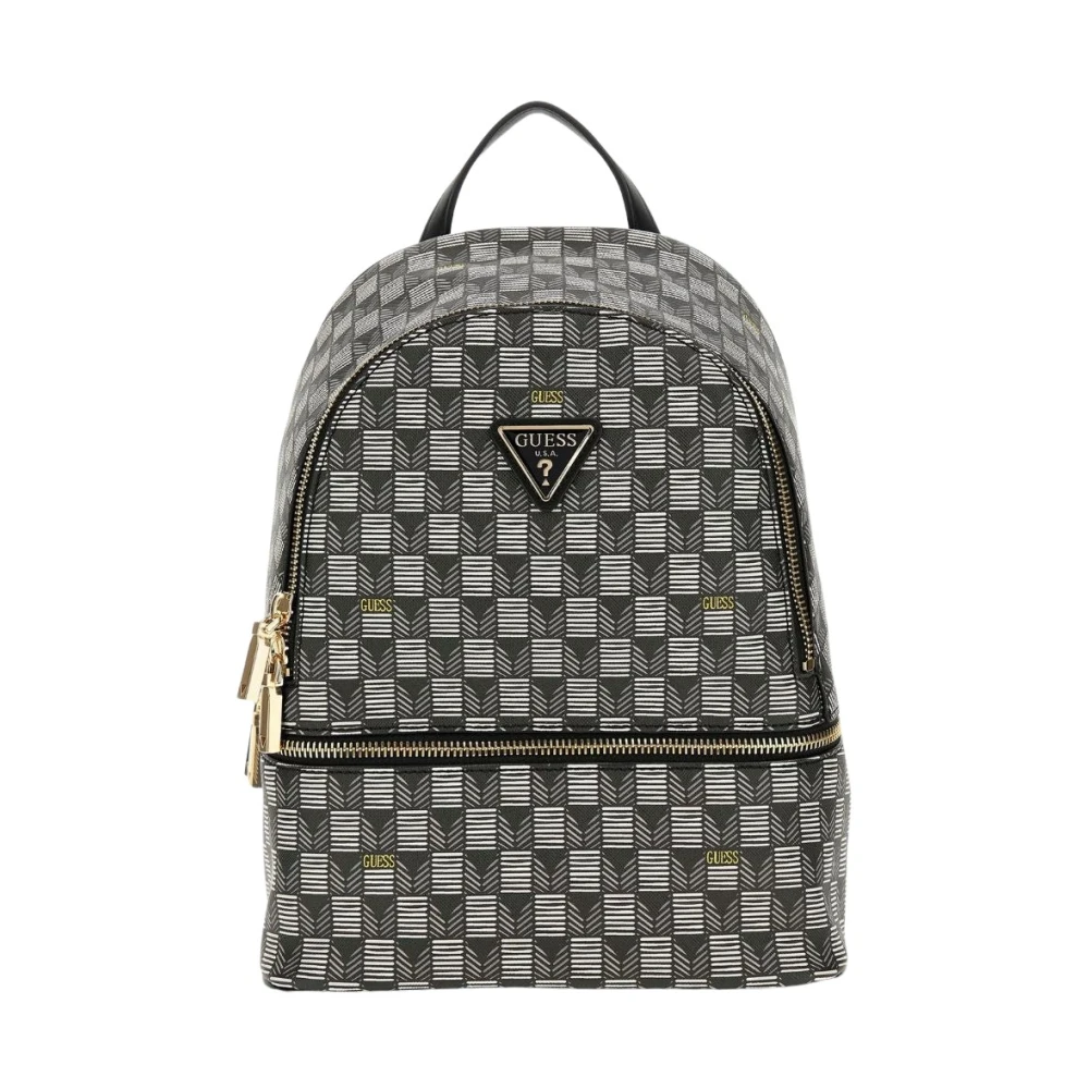 Guess Women's Black Backpacks, One Size, Follie Backpack