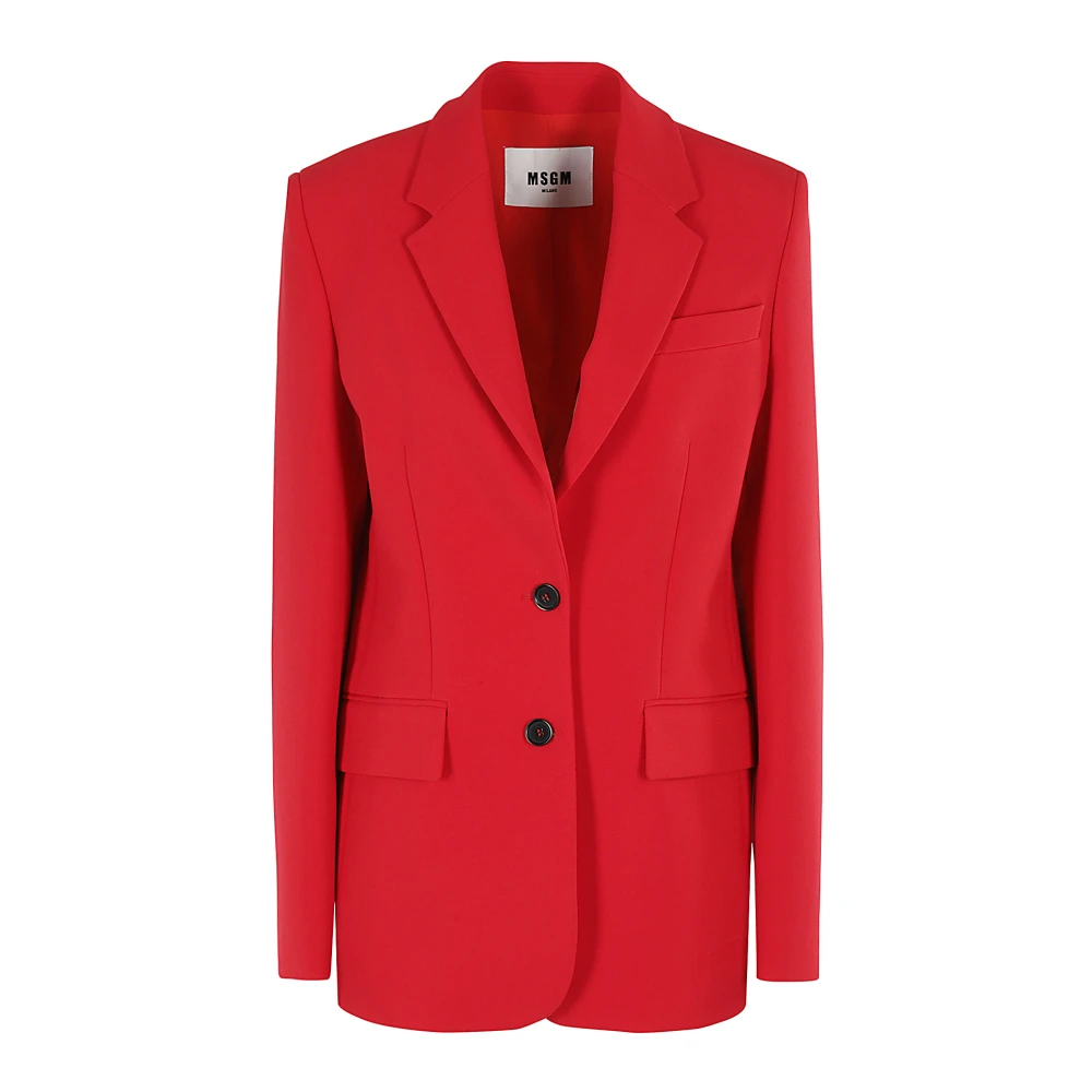 Msgm Stijlvolle Jas voor Mannen Red Dames