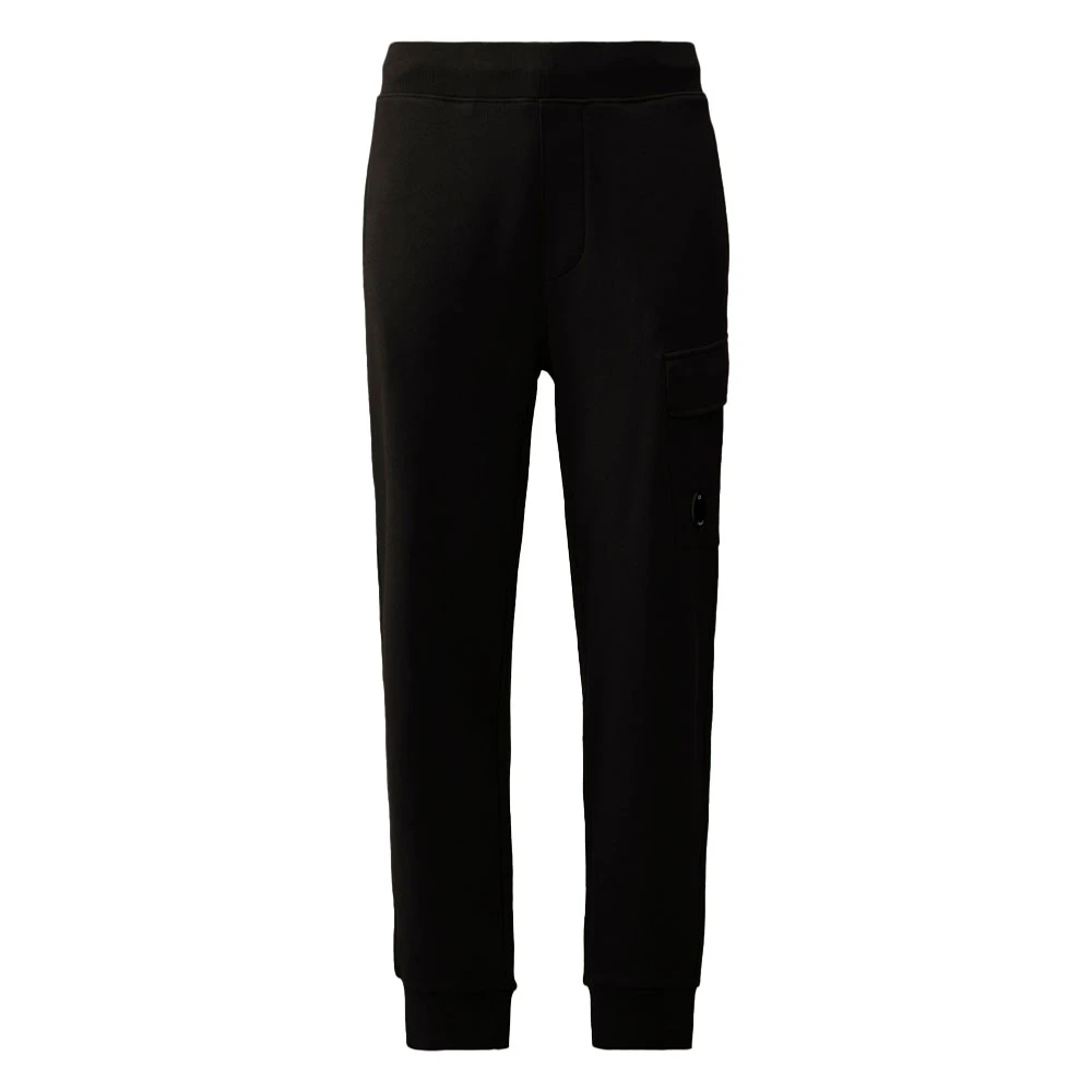 C.p. Company Cargo Joggers Black - Male - Sweatpants - Black - S - Trousers