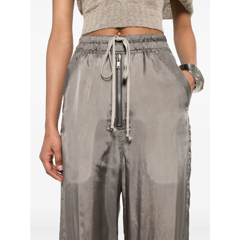 Rick Owens Wide Trousers Gray Dames