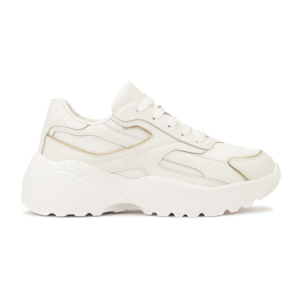 Kazar Witte Sneakers Dames Schoenen