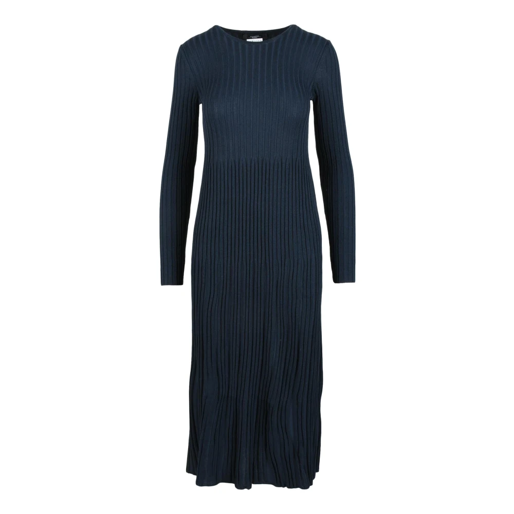 Max Mara Weekend Damesjurk in Wollen Mix Blue Dames