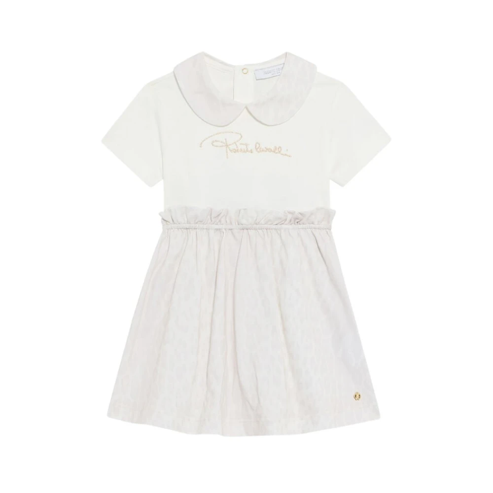 Roberto Cavalli White Signature Dress - Female - Dresses - 2 Y - Kids
