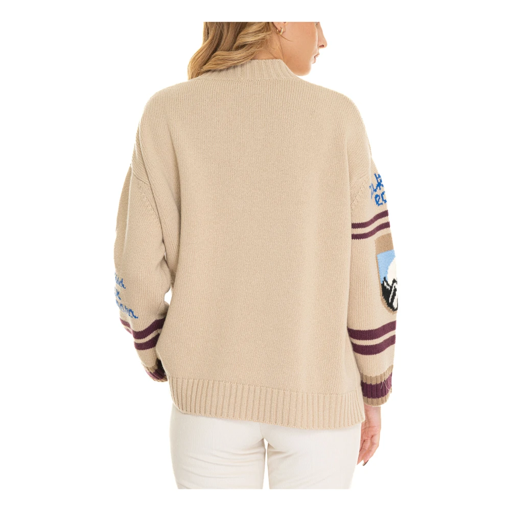 Max Mara Weekend Stijlvolle Cardigan voor Weekenduitjes Beige Dames