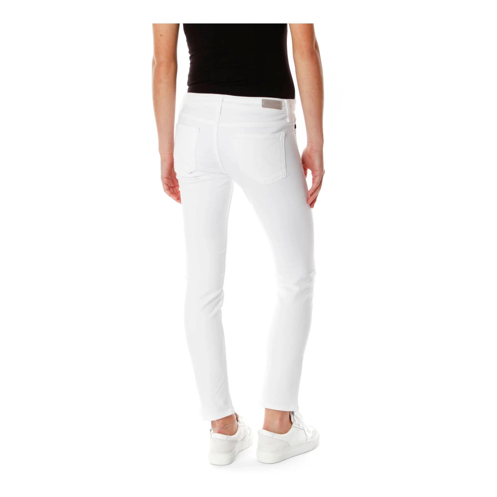 adriano goldschmied Smalle Enkel Jeans White Dames