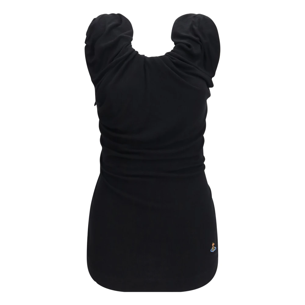 Vivienne Westwood Donna Nero Top, M, New,
