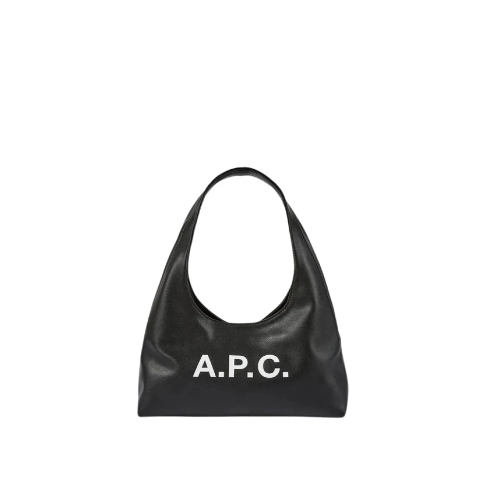 A.p.c. Women's Black Shoulder Bags, One Size, Baby Ninon Shoulder