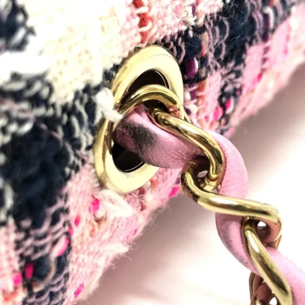 Chanel Vintage Pre-owned Fabric chanel-bags Pink Dames