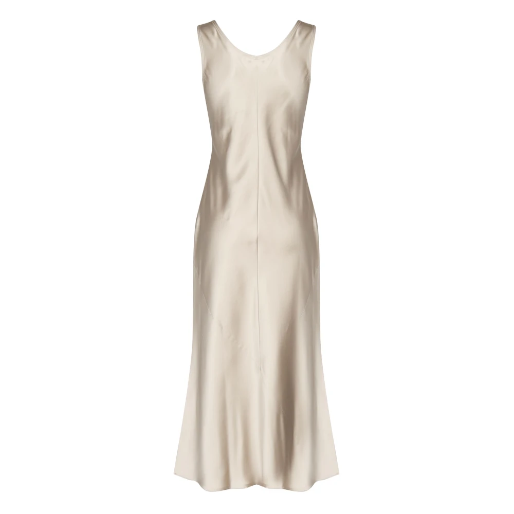 Max Mara Beige Banjo Jurk Beige Dames