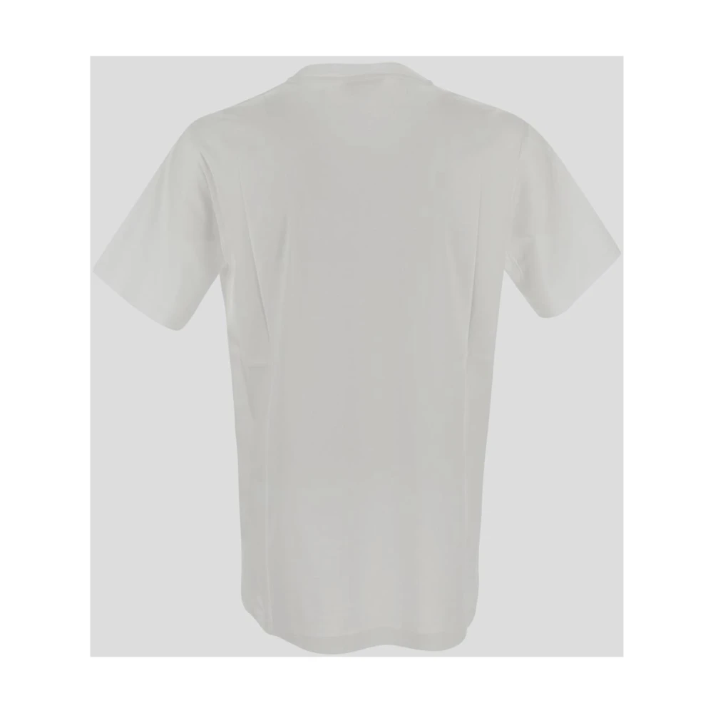 Valentino Katoenen Logo T-shirt White Heren