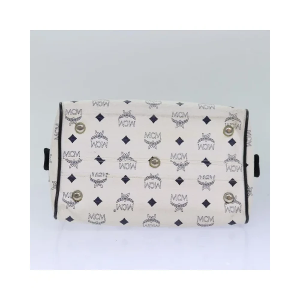 MCM Pre-owned Fabric handbags White Dames