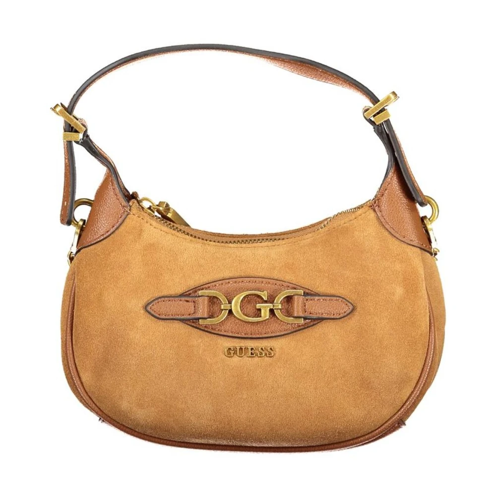 Guess Klassieke Bruin Leren Dameshandtas Brown Dames