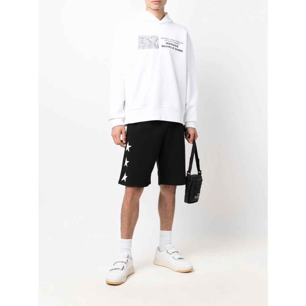 Golden Goose Zwarte denim shorts Black Heren