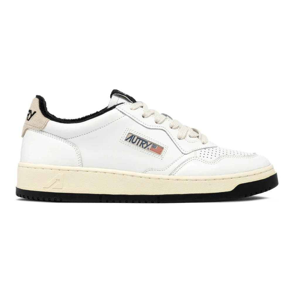 Autry Men's White Medalist Low Sneakers