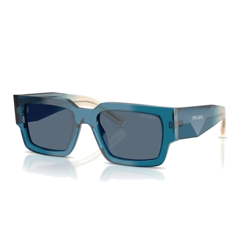 Prada Man Sunglass PR B17S - Frame color: Blue, Lens color: Dark Blue - Image 3