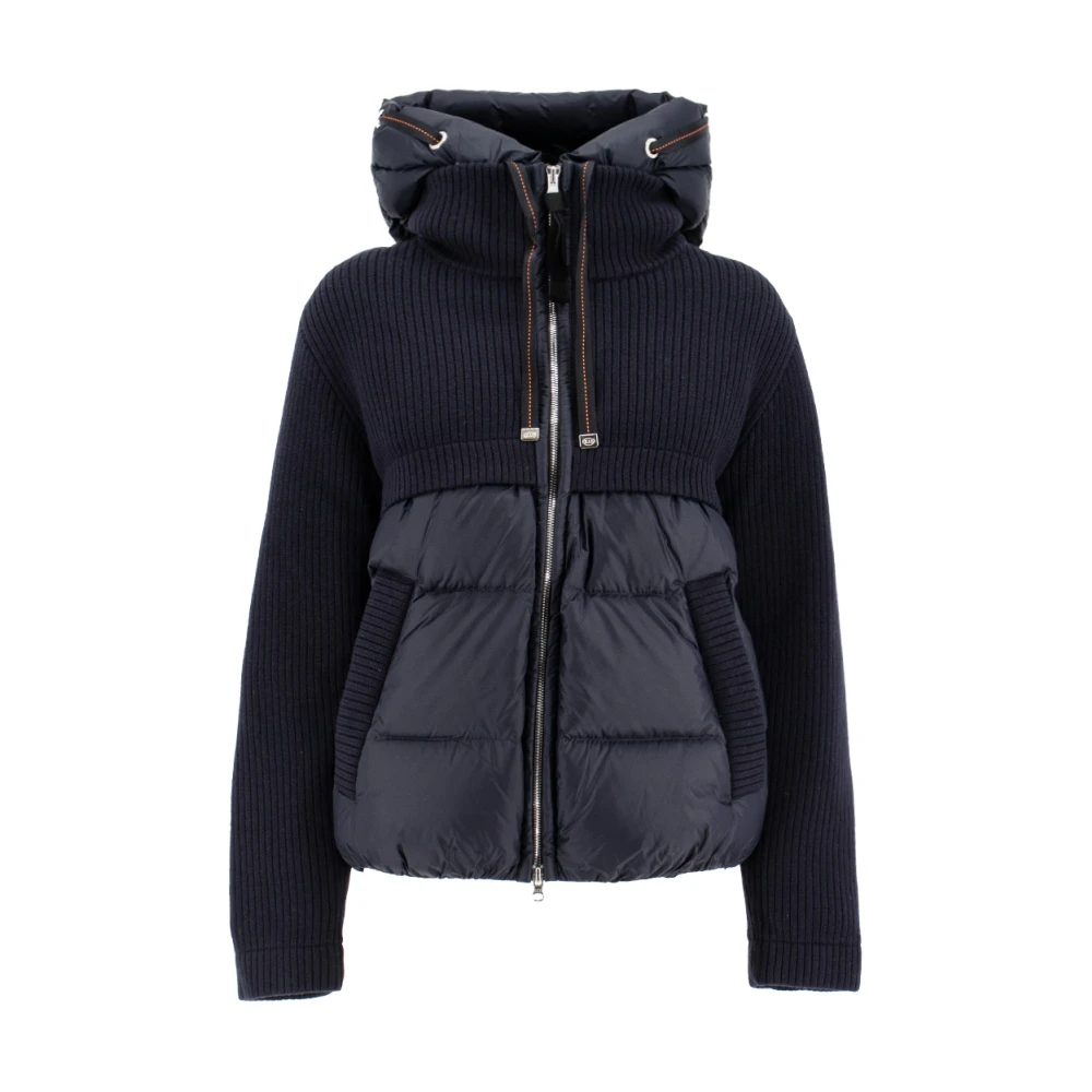 Parajumpers Hybrid Dunjacka med Justerbar Huva Blue, Dam